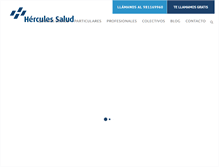 Tablet Screenshot of herculessalud.com